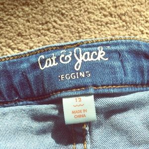 Girls (Cat & Jack) skinny jeans: size 12